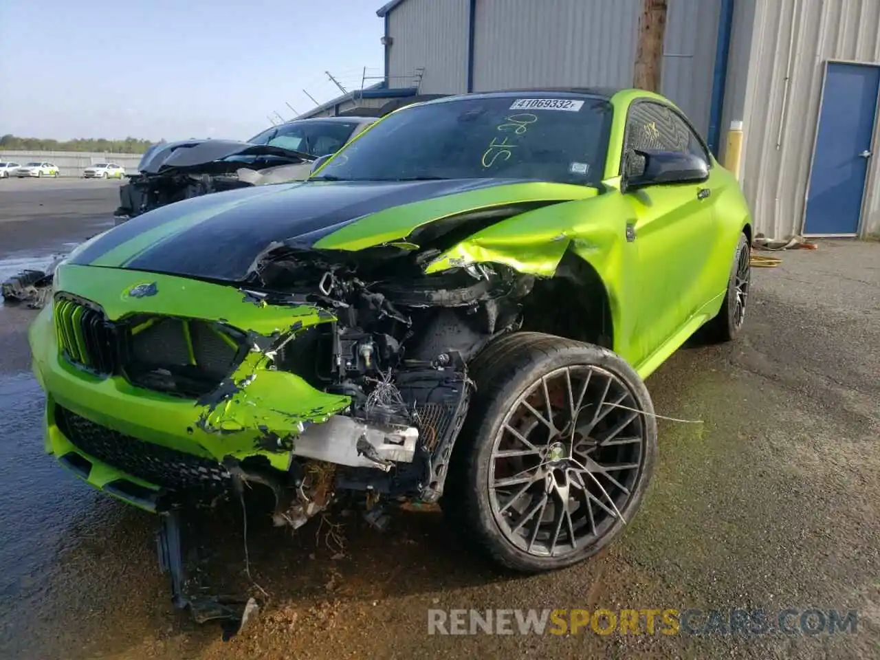 2 Photograph of a damaged car WBS2U7C09L7D70937 BMW M2 2020