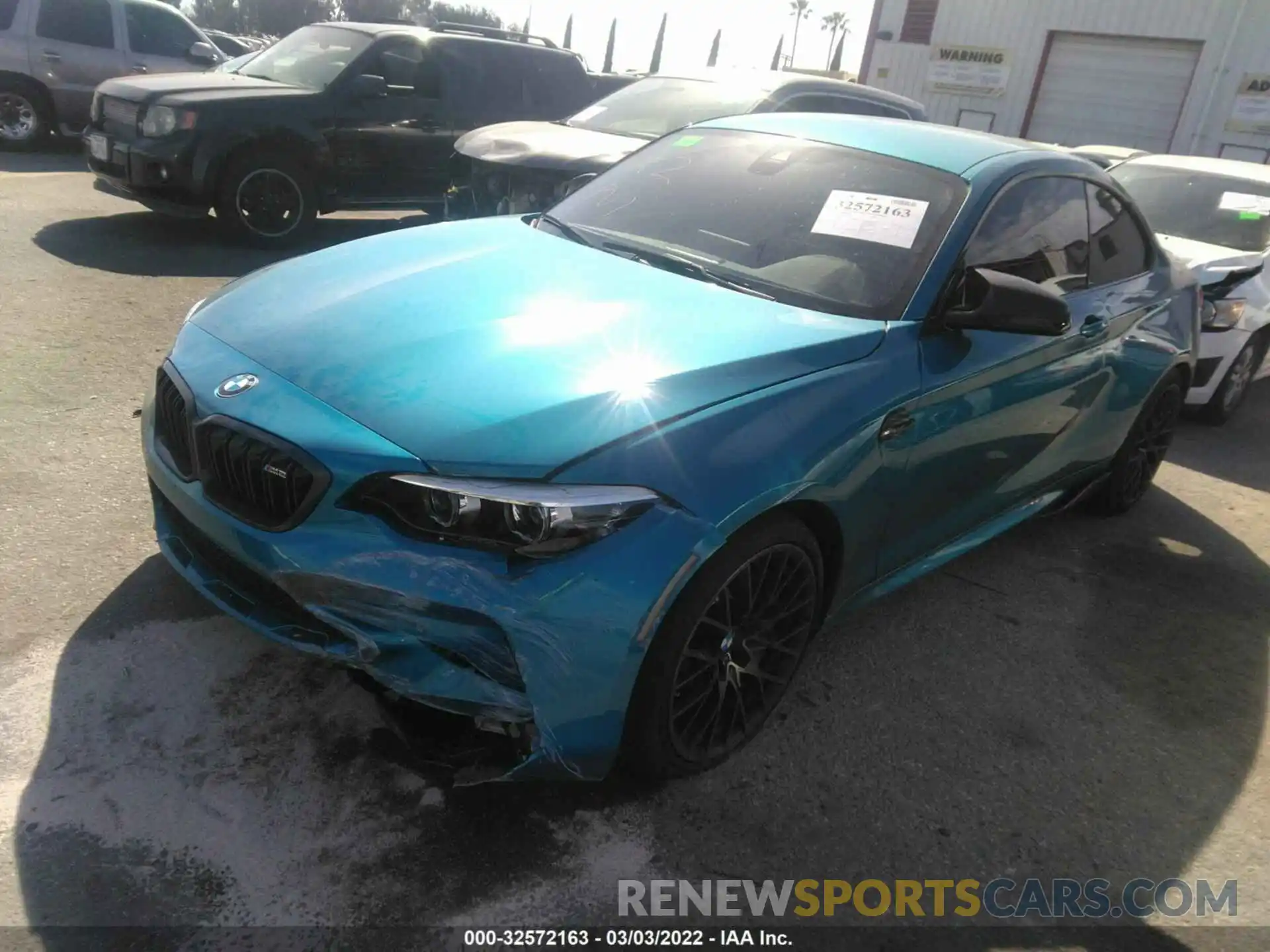 2 Photograph of a damaged car WBS2U7C0XL7E56175 BMW M2 2020