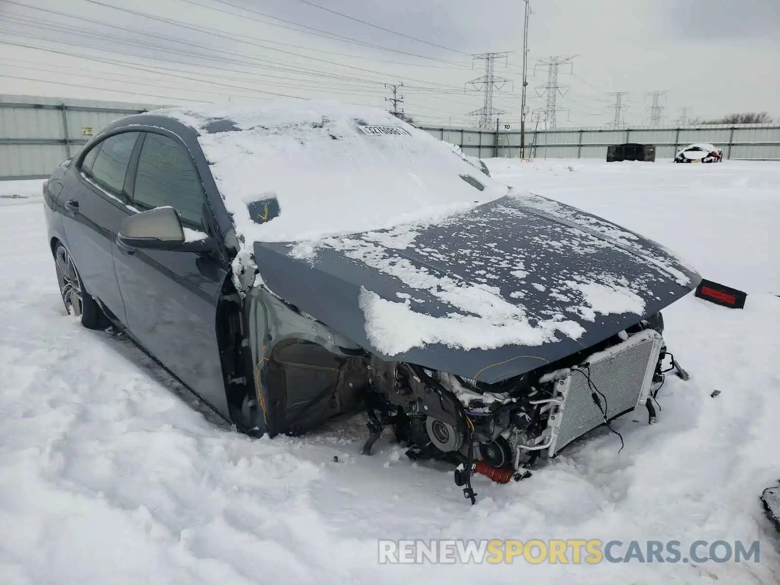 1 Photograph of a damaged car WBA13AL02M7H01942 BMW M2 2021