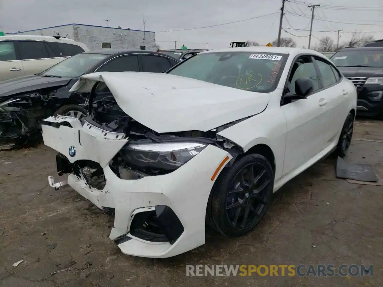 2 Photograph of a damaged car WBA13AL02M7H03710 BMW M2 2021