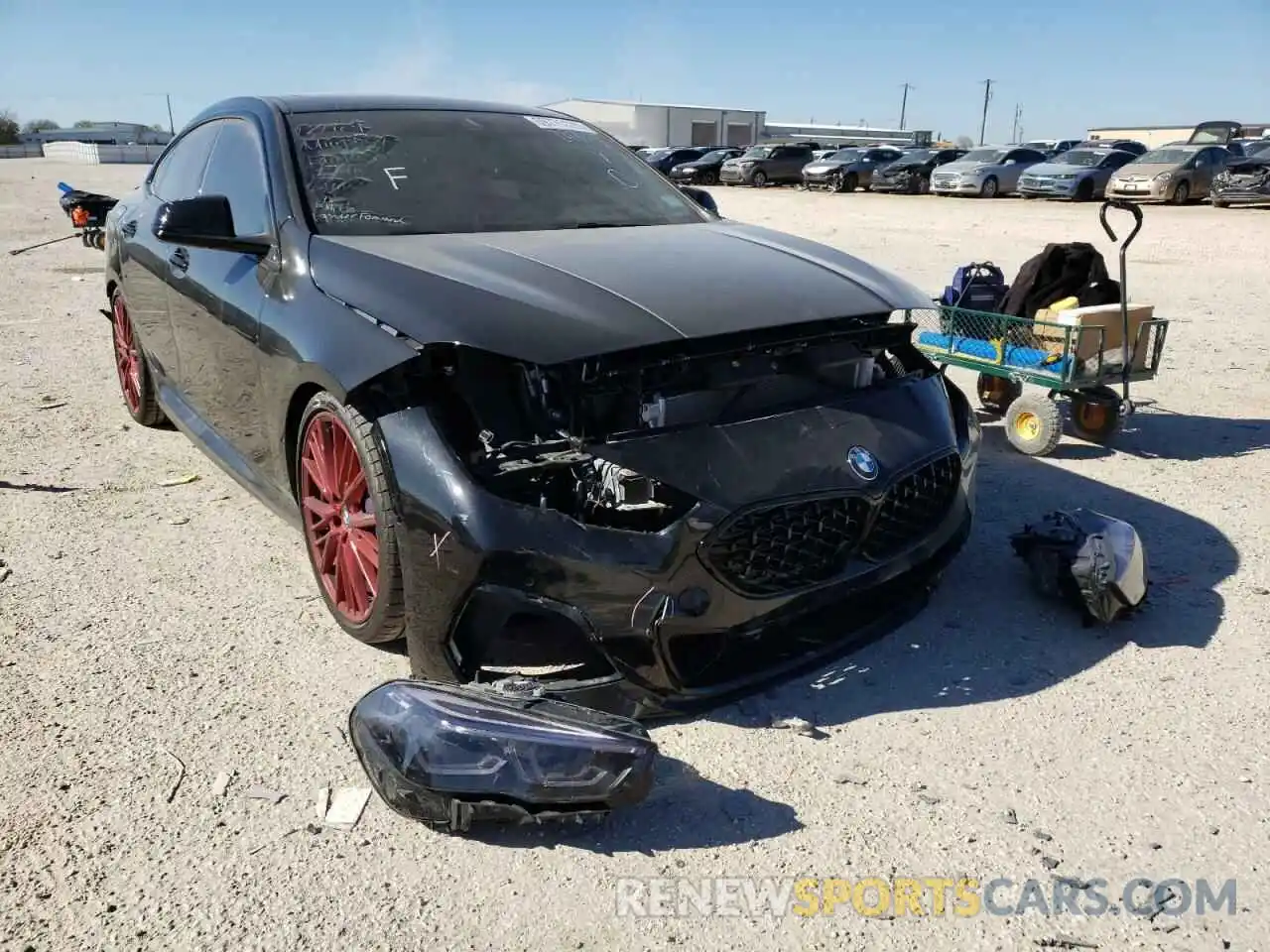 1 Photograph of a damaged car WBA13AL04M7H96066 BMW M2 2021