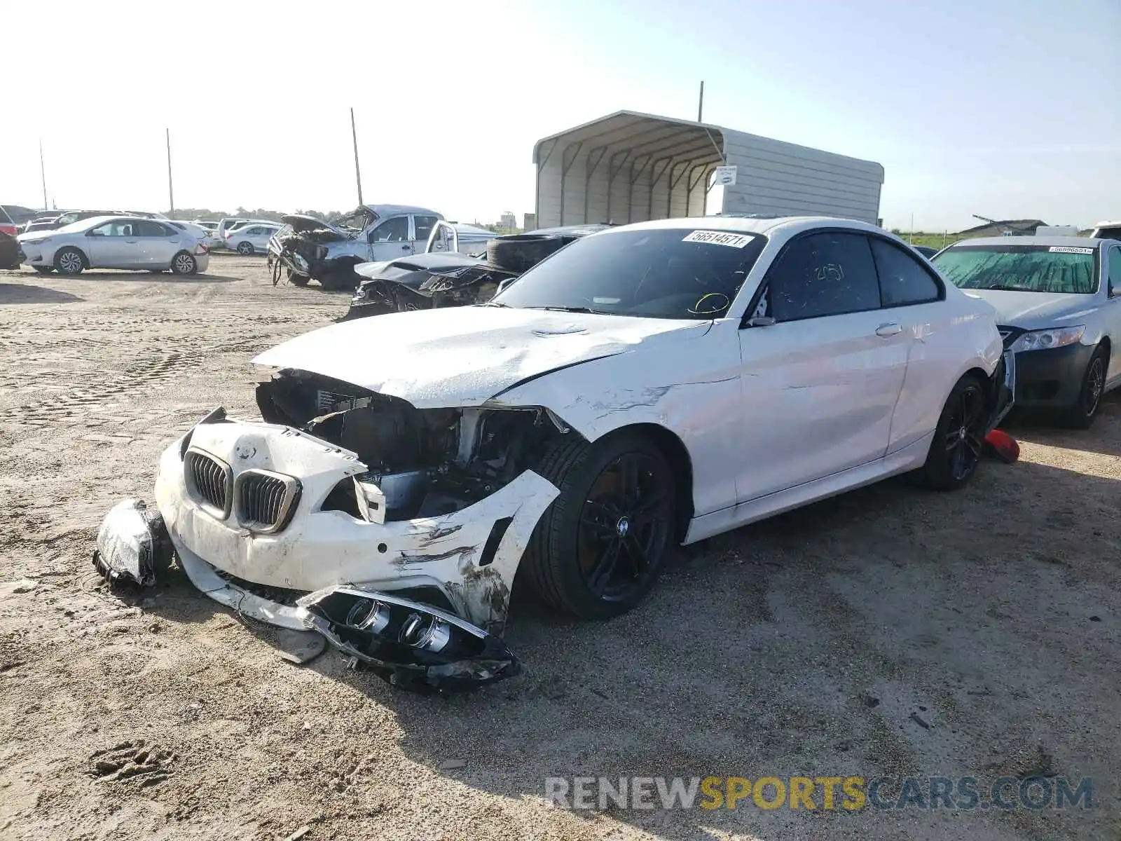 2 Photograph of a damaged car WBA2J5C05M7J54633 BMW M2 2021