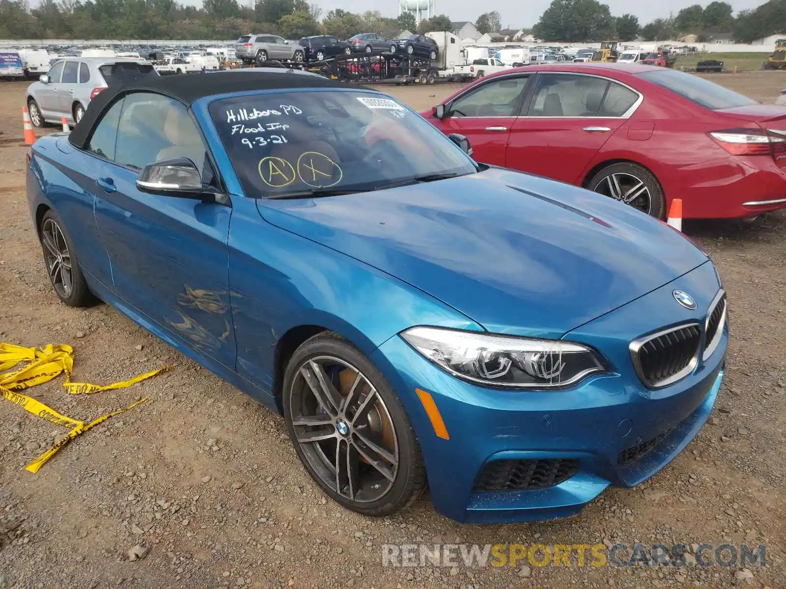 1 Photograph of a damaged car WBA2N3C07M7J38863 BMW M2 2021