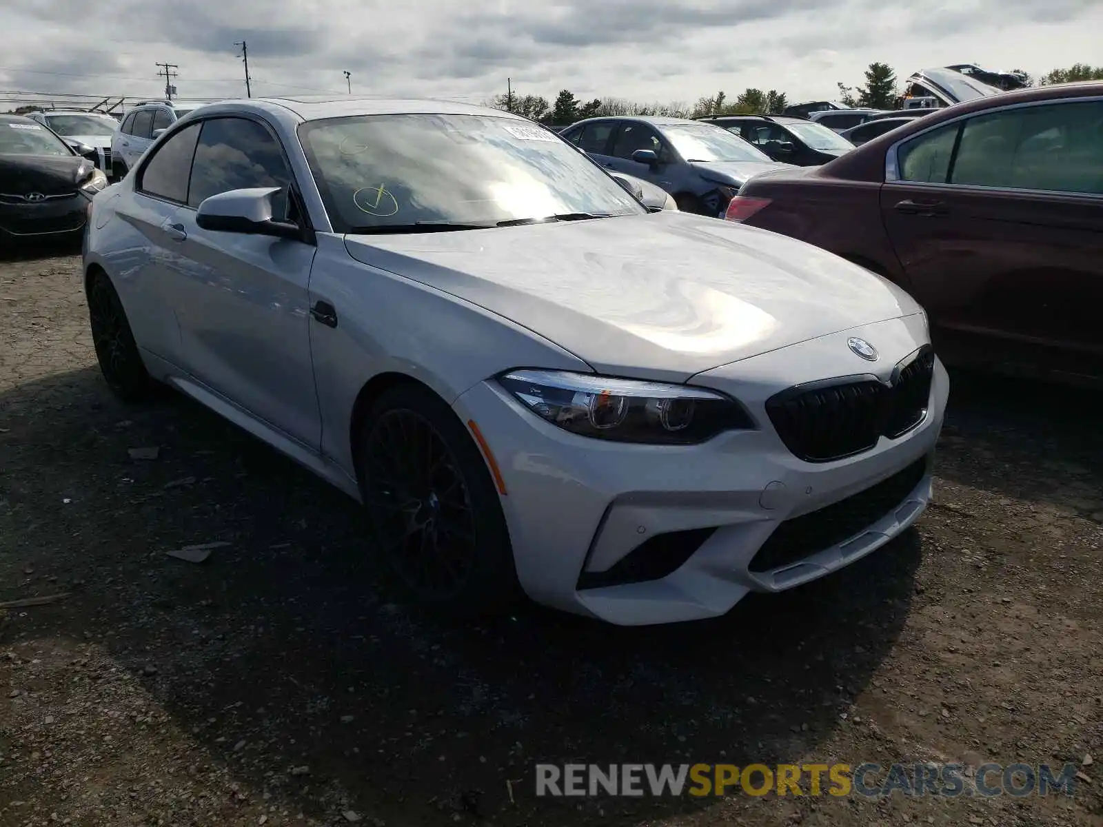 1 Photograph of a damaged car WBS2U7C00M7G44575 BMW M2 2021