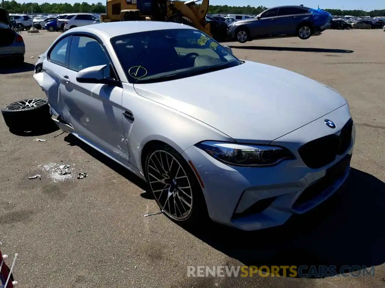 1 Photograph of a damaged car WBS2U7C01M7G98855 BMW M2 2021