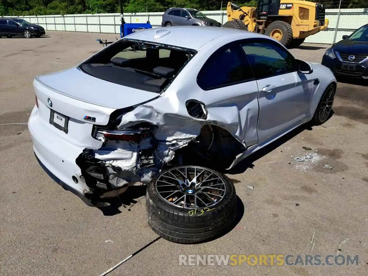 4 Photograph of a damaged car WBS2U7C01M7G98855 BMW M2 2021