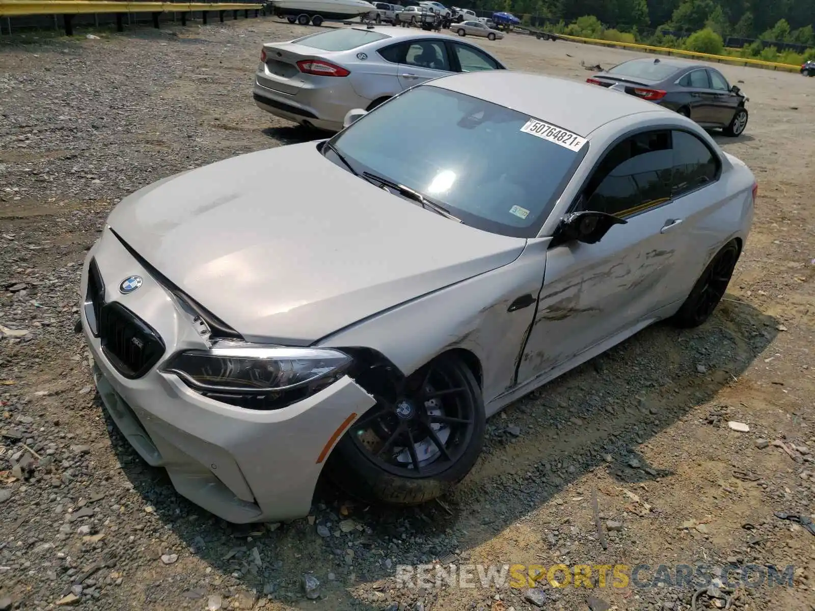 2 Photograph of a damaged car WBS2U7C01M7H78334 BMW M2 2021