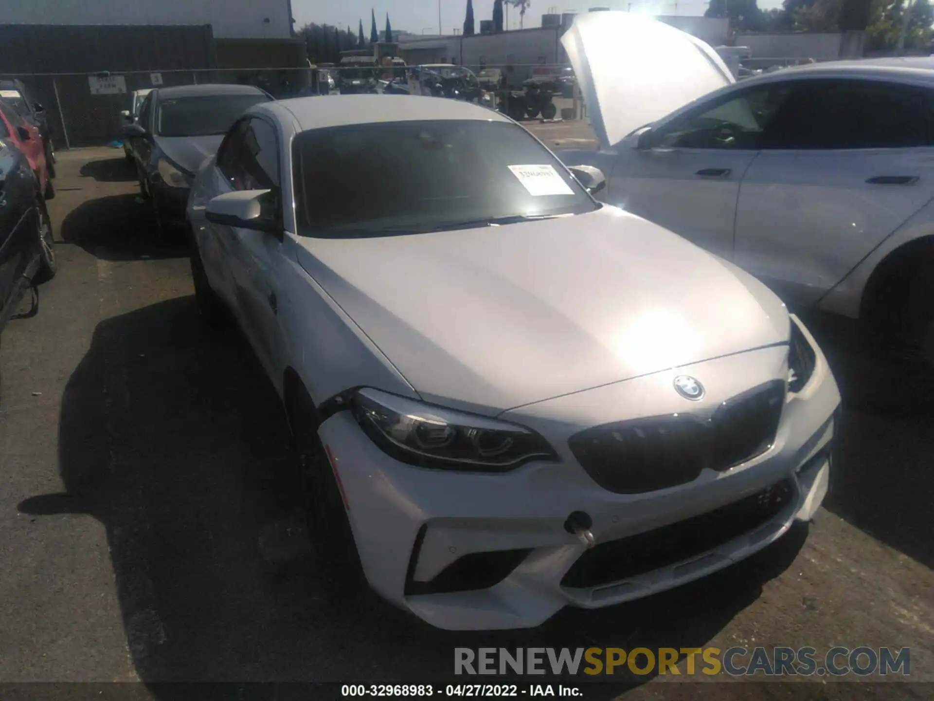 1 Photograph of a damaged car WBS2U7C01M7J08215 BMW M2 2021