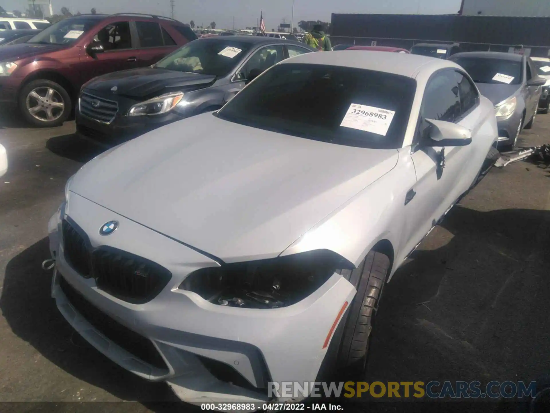 2 Photograph of a damaged car WBS2U7C01M7J08215 BMW M2 2021