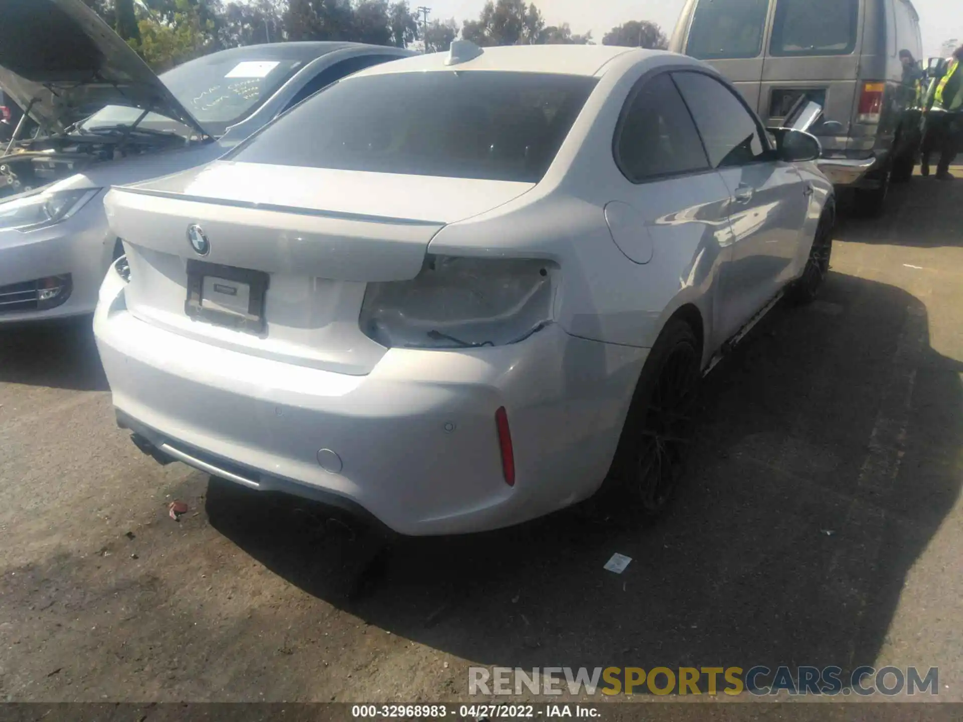 4 Photograph of a damaged car WBS2U7C01M7J08215 BMW M2 2021