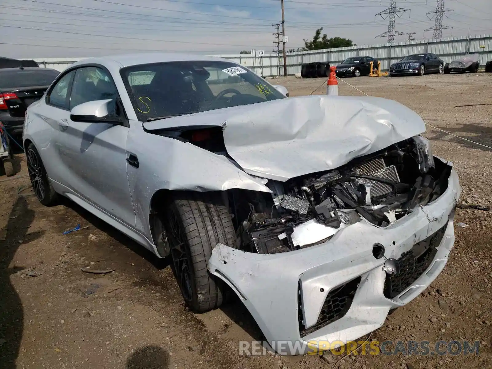 1 Photograph of a damaged car WBS2U7C02M7H62269 BMW M2 2021