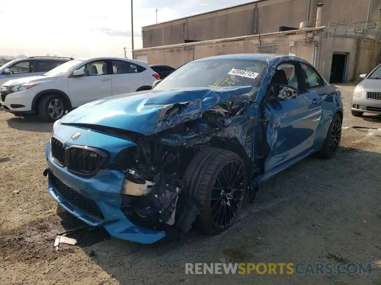 2 Photograph of a damaged car WBS2U7C03M7G58535 BMW M2 2021