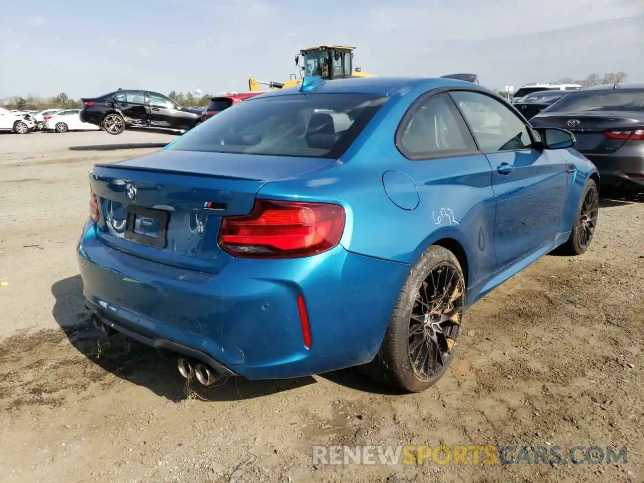 4 Photograph of a damaged car WBS2U7C03M7G58535 BMW M2 2021