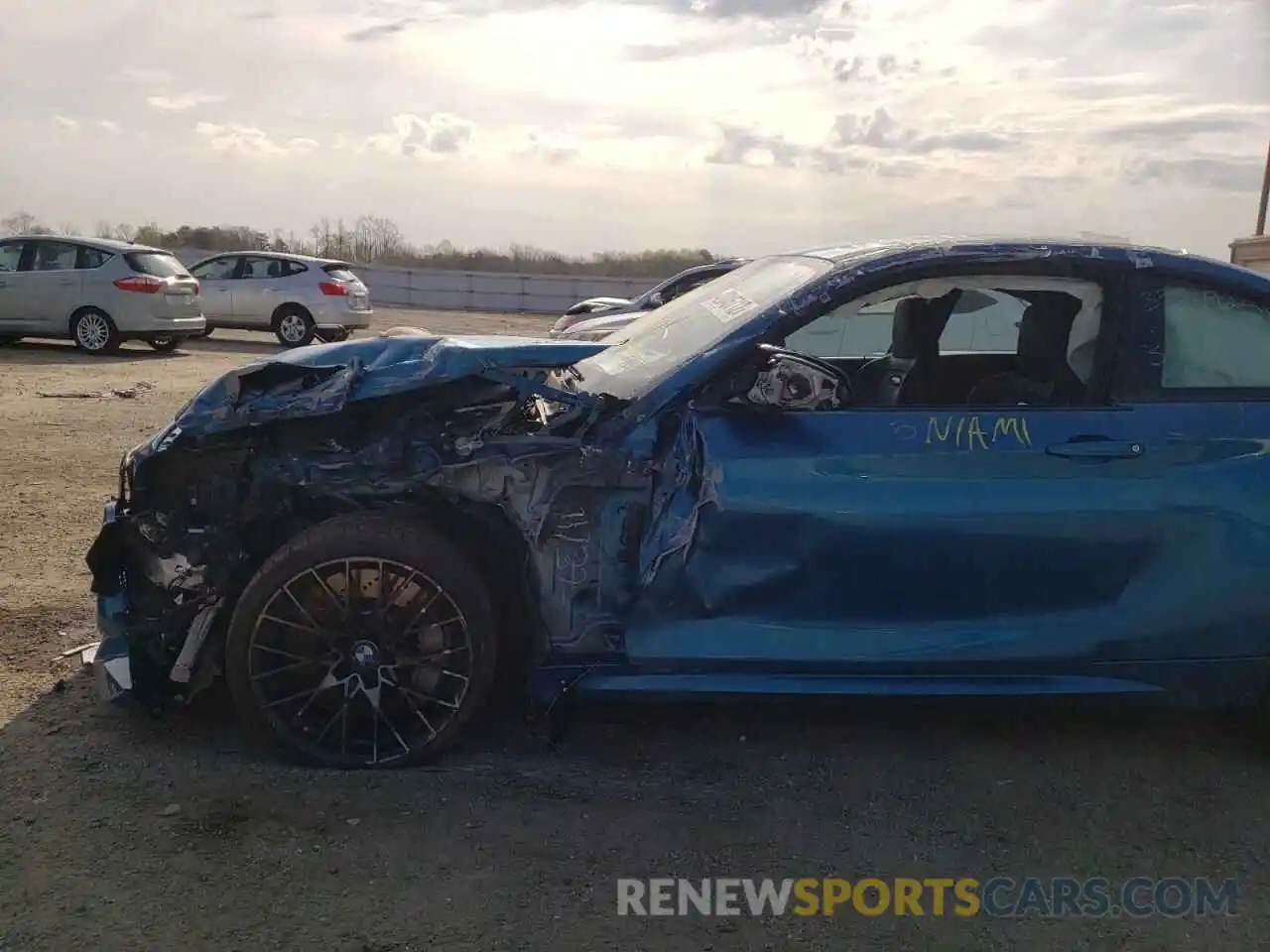 9 Photograph of a damaged car WBS2U7C03M7G58535 BMW M2 2021