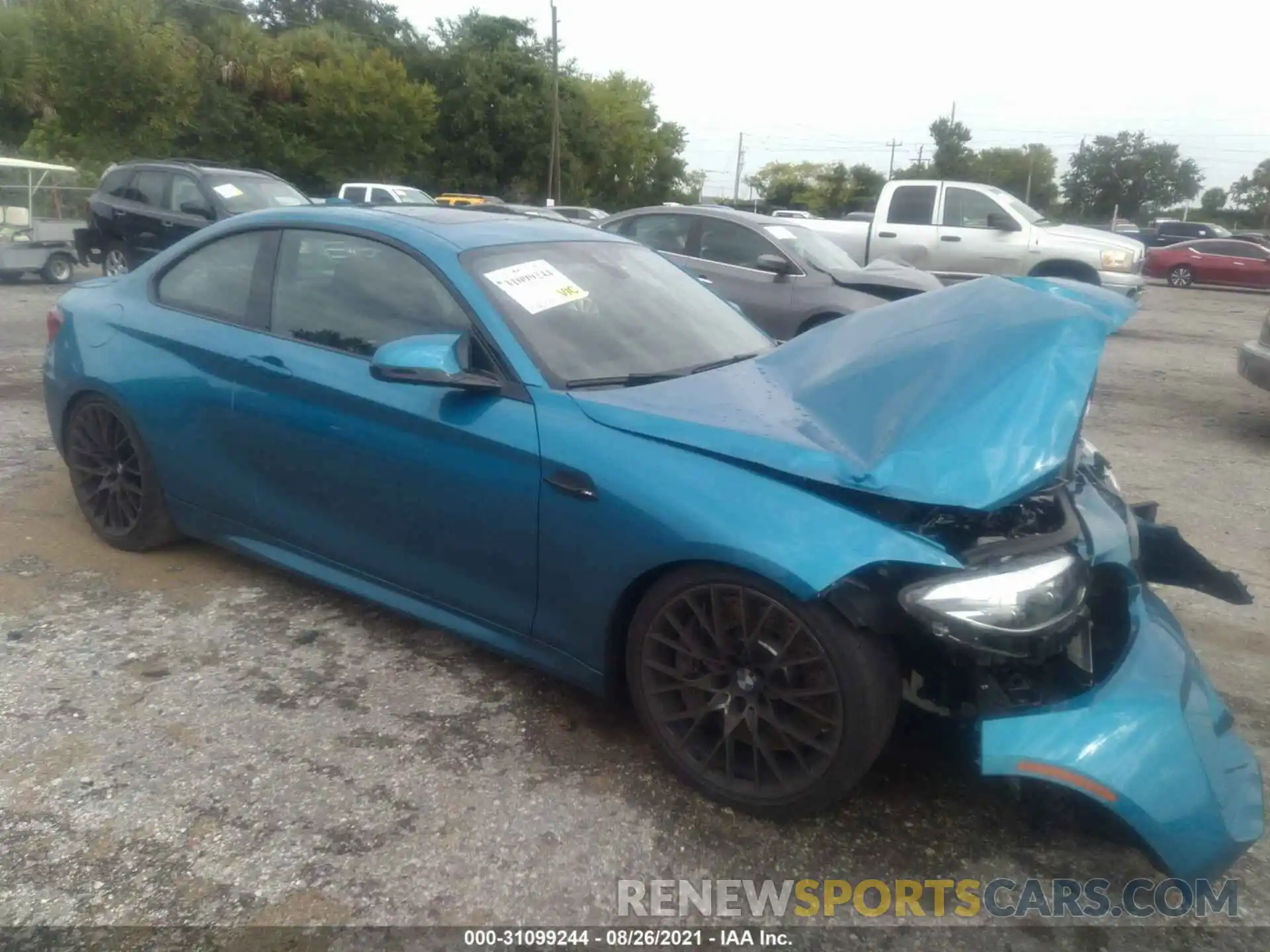 1 Photograph of a damaged car WBS2U7C04M7G98848 BMW M2 2021