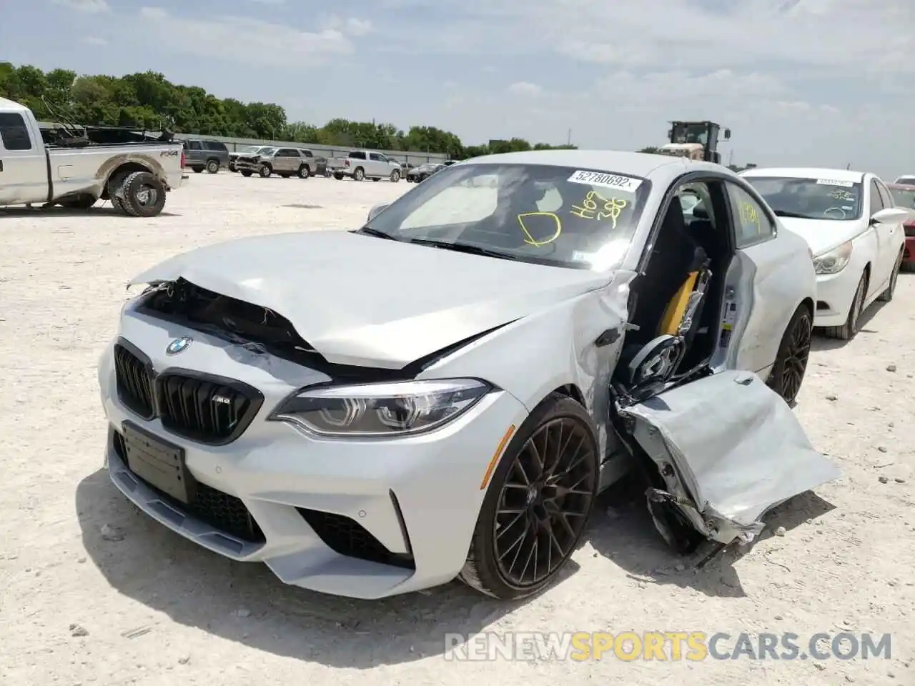 2 Photograph of a damaged car WBS2U7C04M7H09380 BMW M2 2021