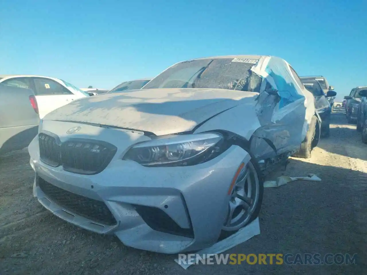 2 Photograph of a damaged car WBS2U7C04M7H31427 BMW M2 2021