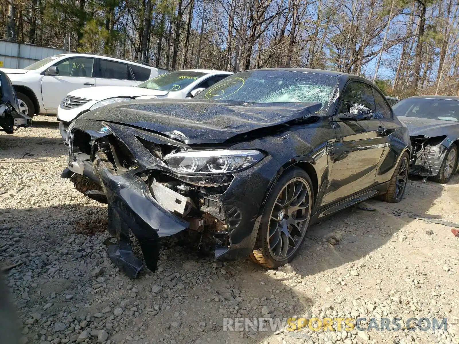 2 Photograph of a damaged car WBS2U7C05M7G30557 BMW M2 2021