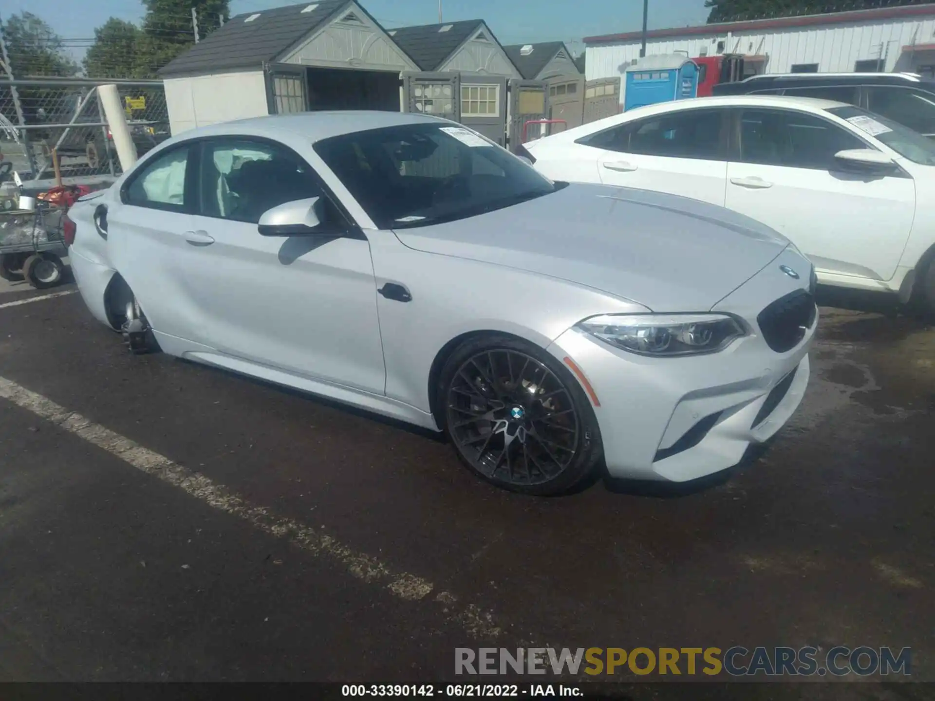 1 Photograph of a damaged car WBS2U7C05M7J71723 BMW M2 2021