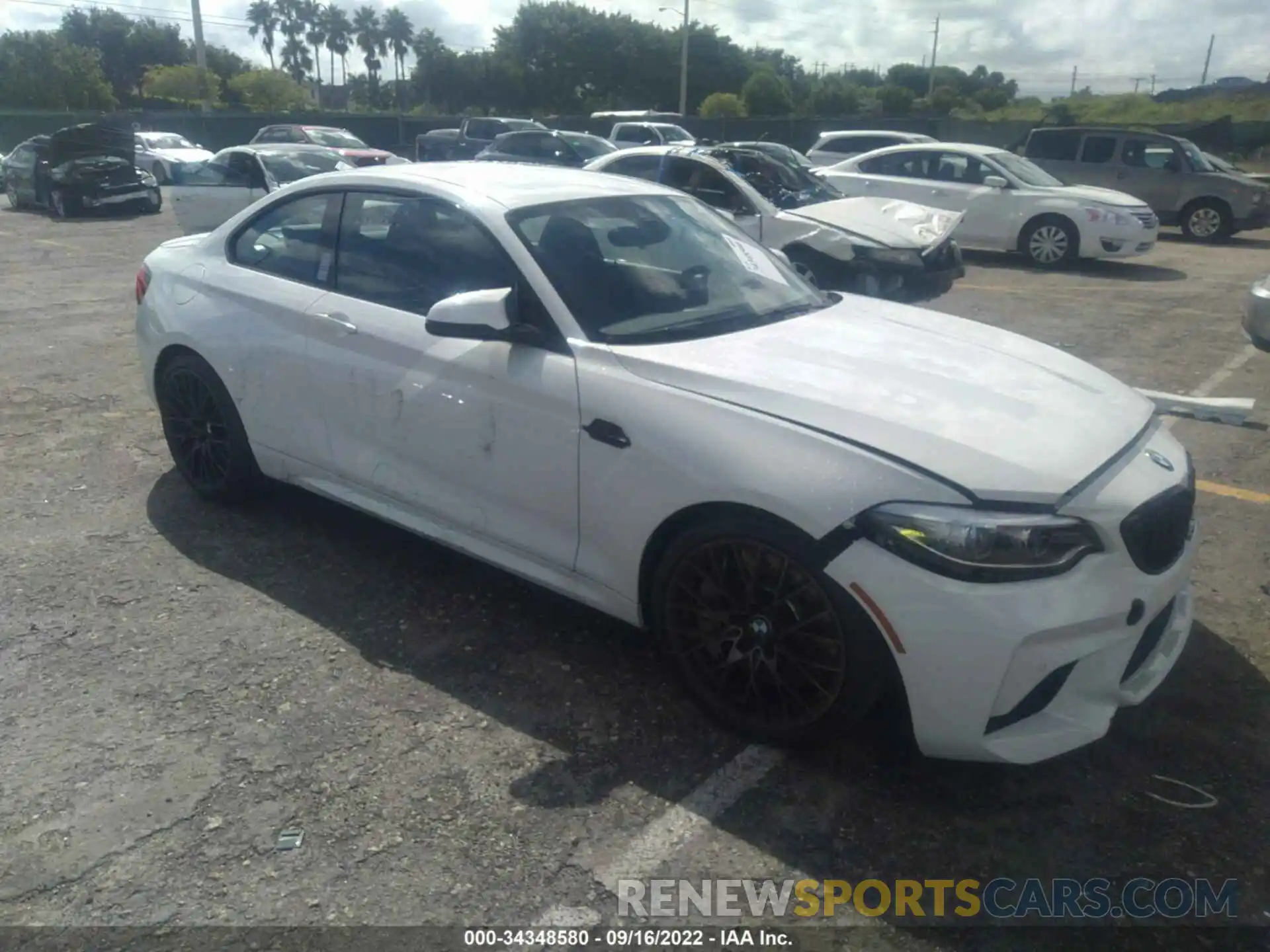 1 Photograph of a damaged car WBS2U7C08M7J42278 BMW M2 2021