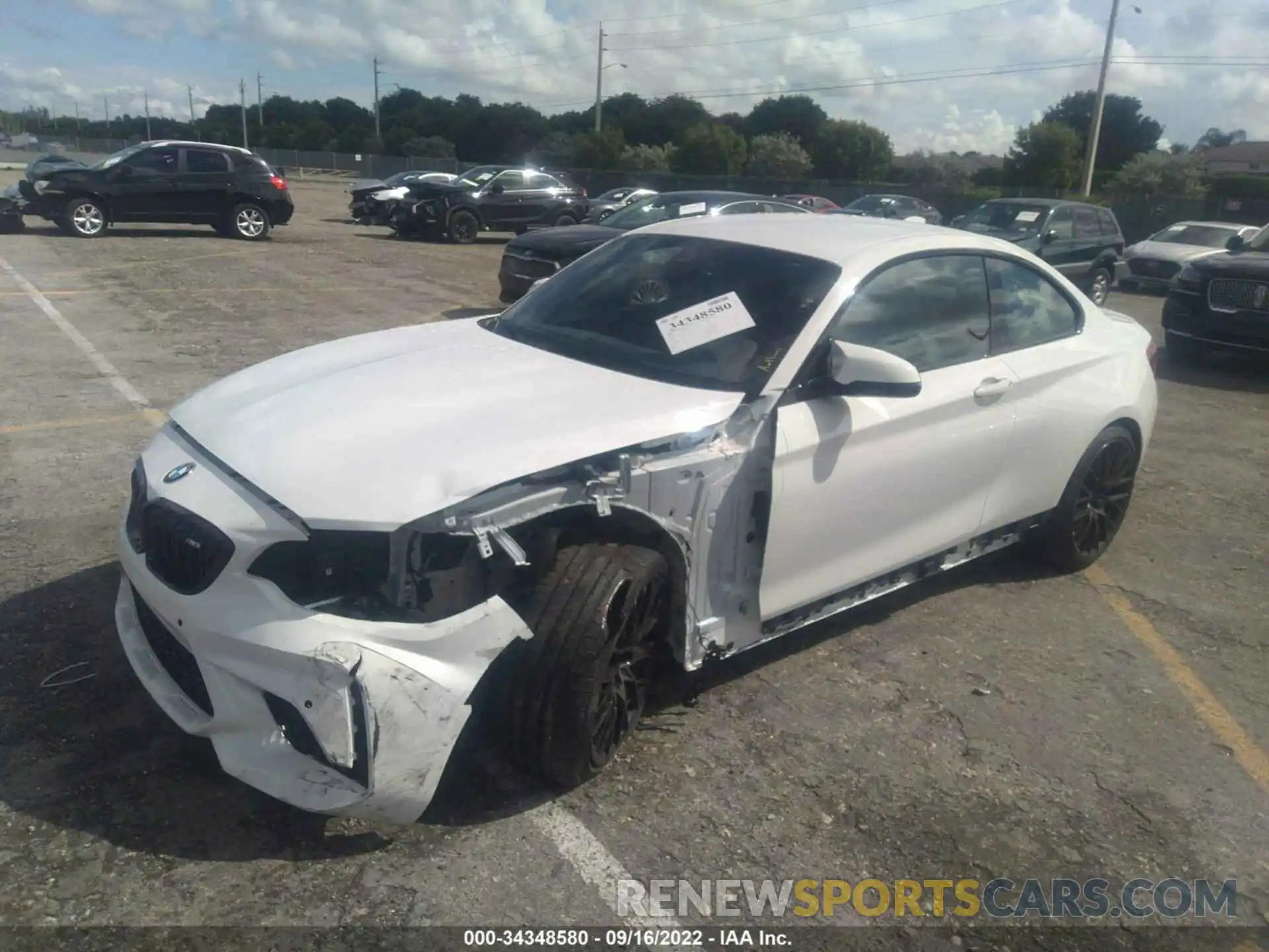 2 Photograph of a damaged car WBS2U7C08M7J42278 BMW M2 2021