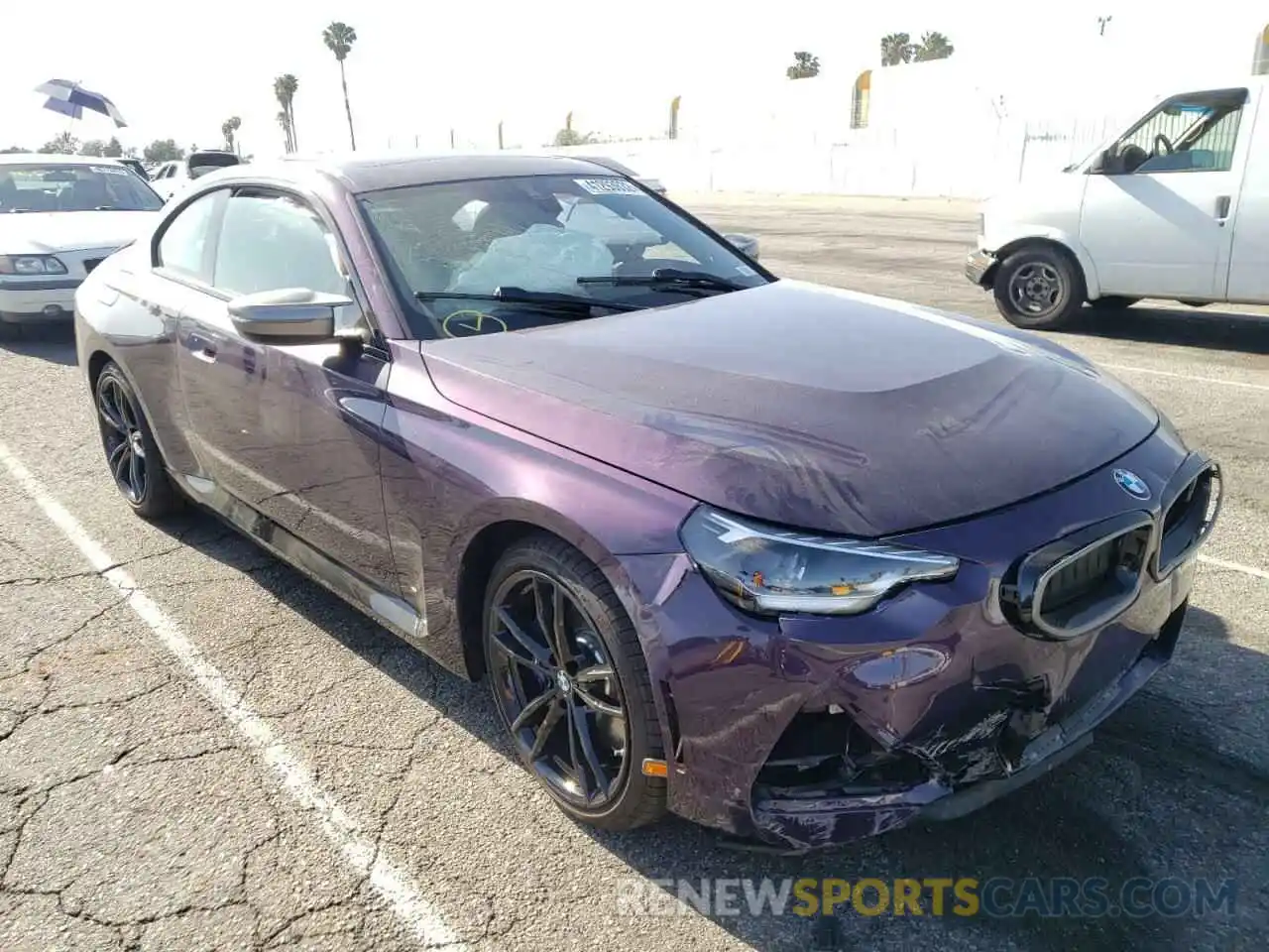 1 Photograph of a damaged car 3MW53CM0XN8C55418 BMW M2 2022