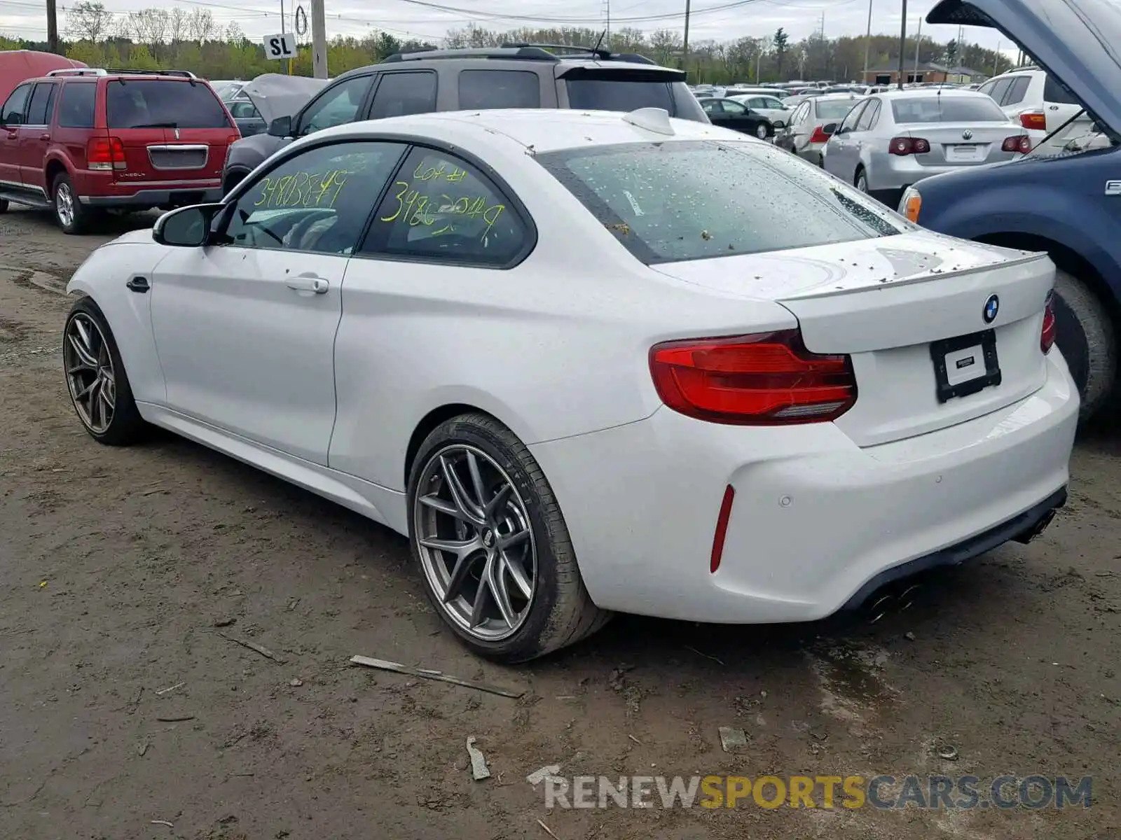 3 Фотография поврежденного автомобиля WBS2U7C56KVB08914 BMW M2 COMPETI 2019