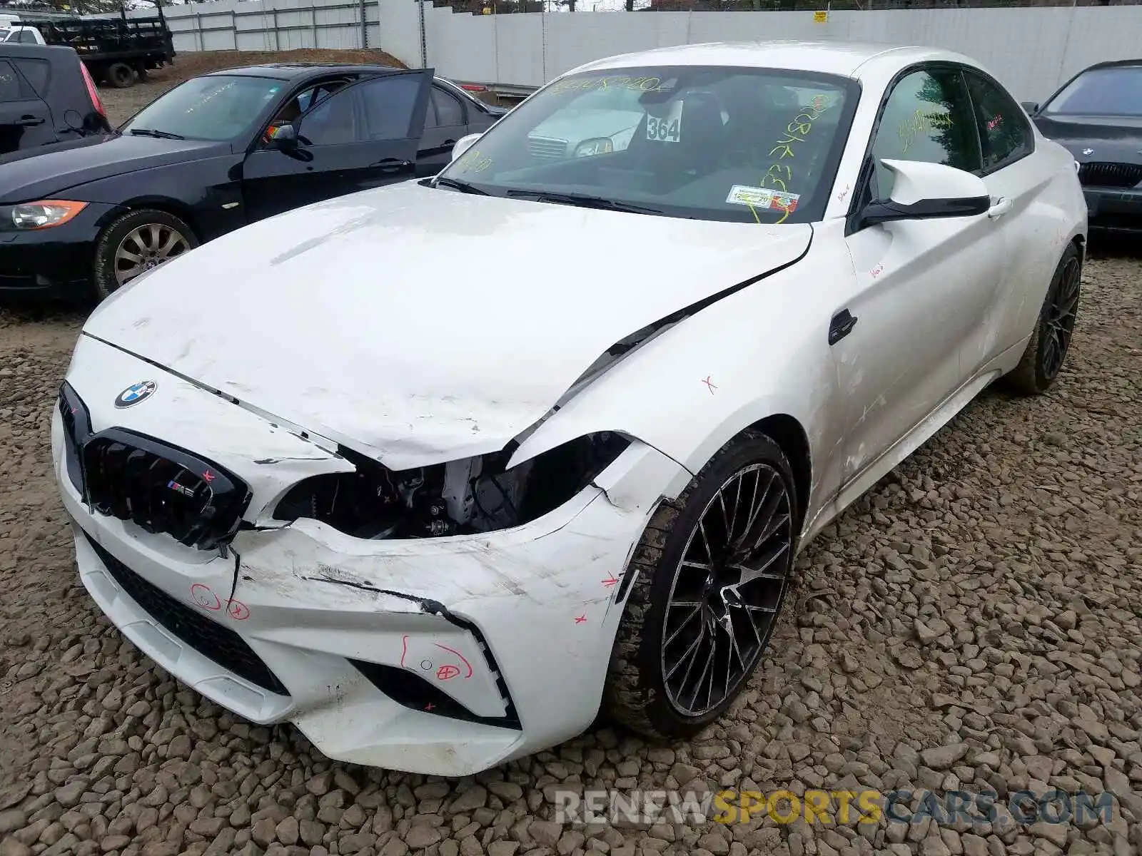 2 Photograph of a damaged car WBS2U7C58KVJ07826 BMW M2 COMPETI 2019