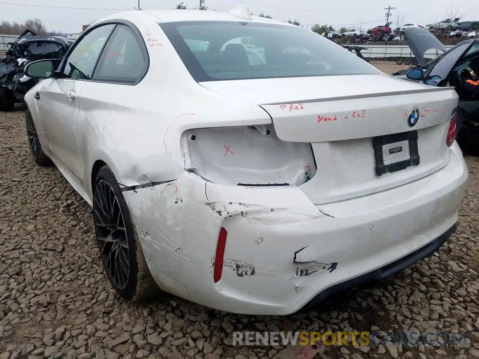 3 Photograph of a damaged car WBS2U7C58KVJ07826 BMW M2 COMPETI 2019