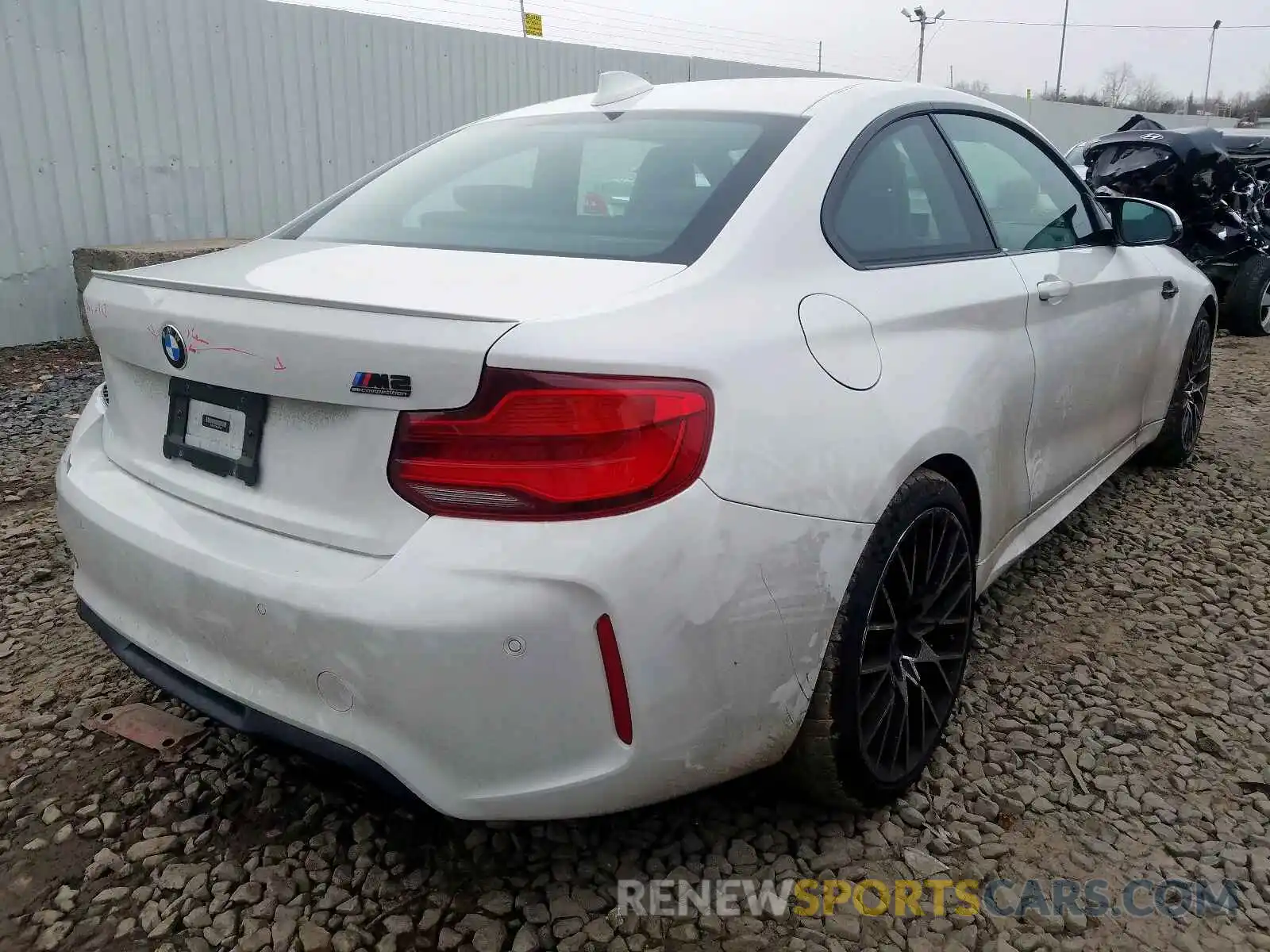 4 Фотография поврежденного автомобиля WBS2U7C58KVJ07826 BMW M2 COMPETI 2019