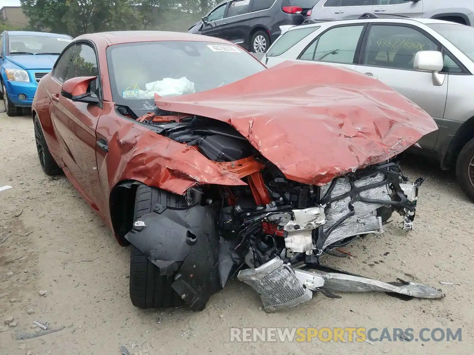 1 Photograph of a damaged car WBS2U7C05L7E49215 BMW M2 COMPETI 2020