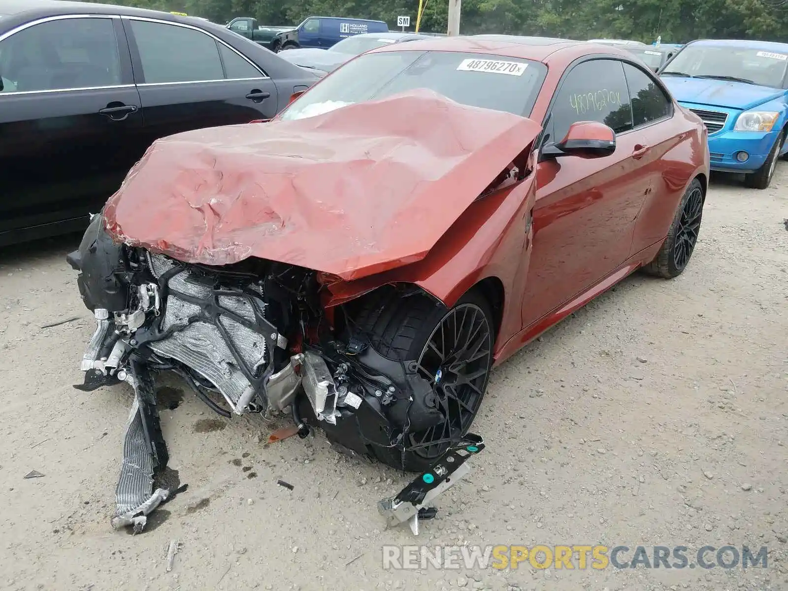 2 Photograph of a damaged car WBS2U7C05L7E49215 BMW M2 COMPETI 2020