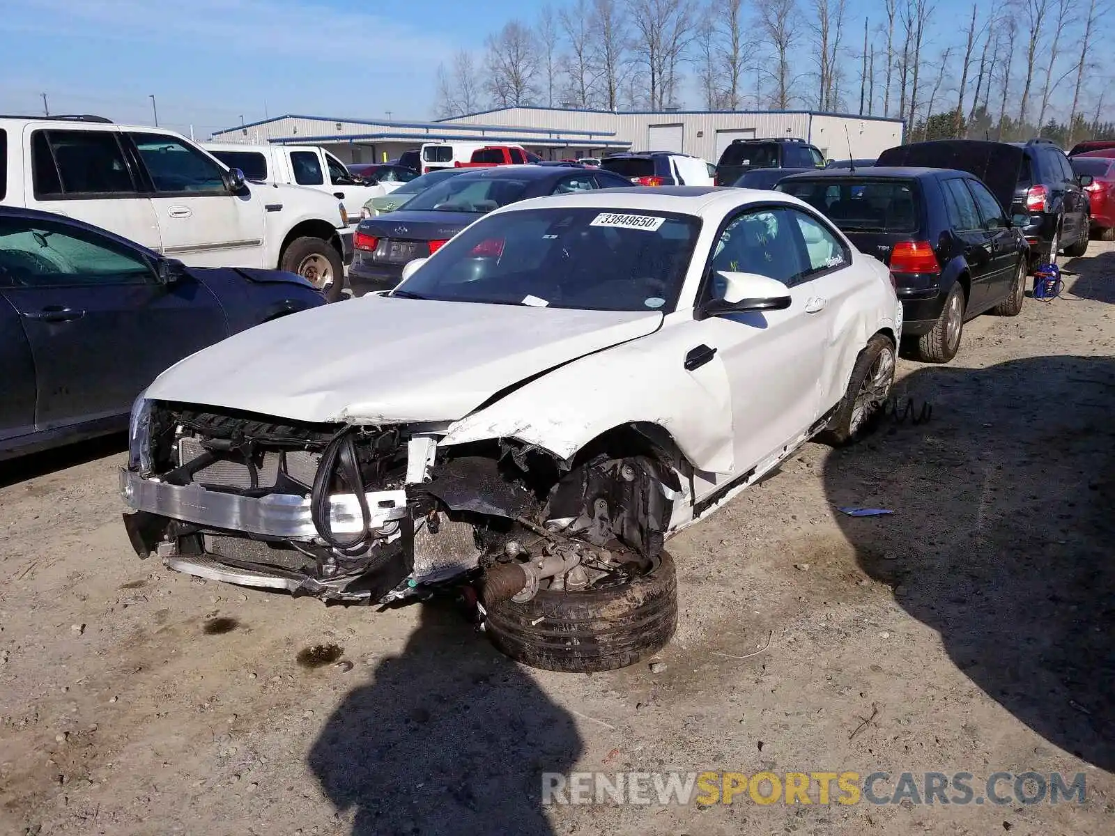 2 Photograph of a damaged car WBS2U7C08L7E53808 BMW M2 COMPETI 2020