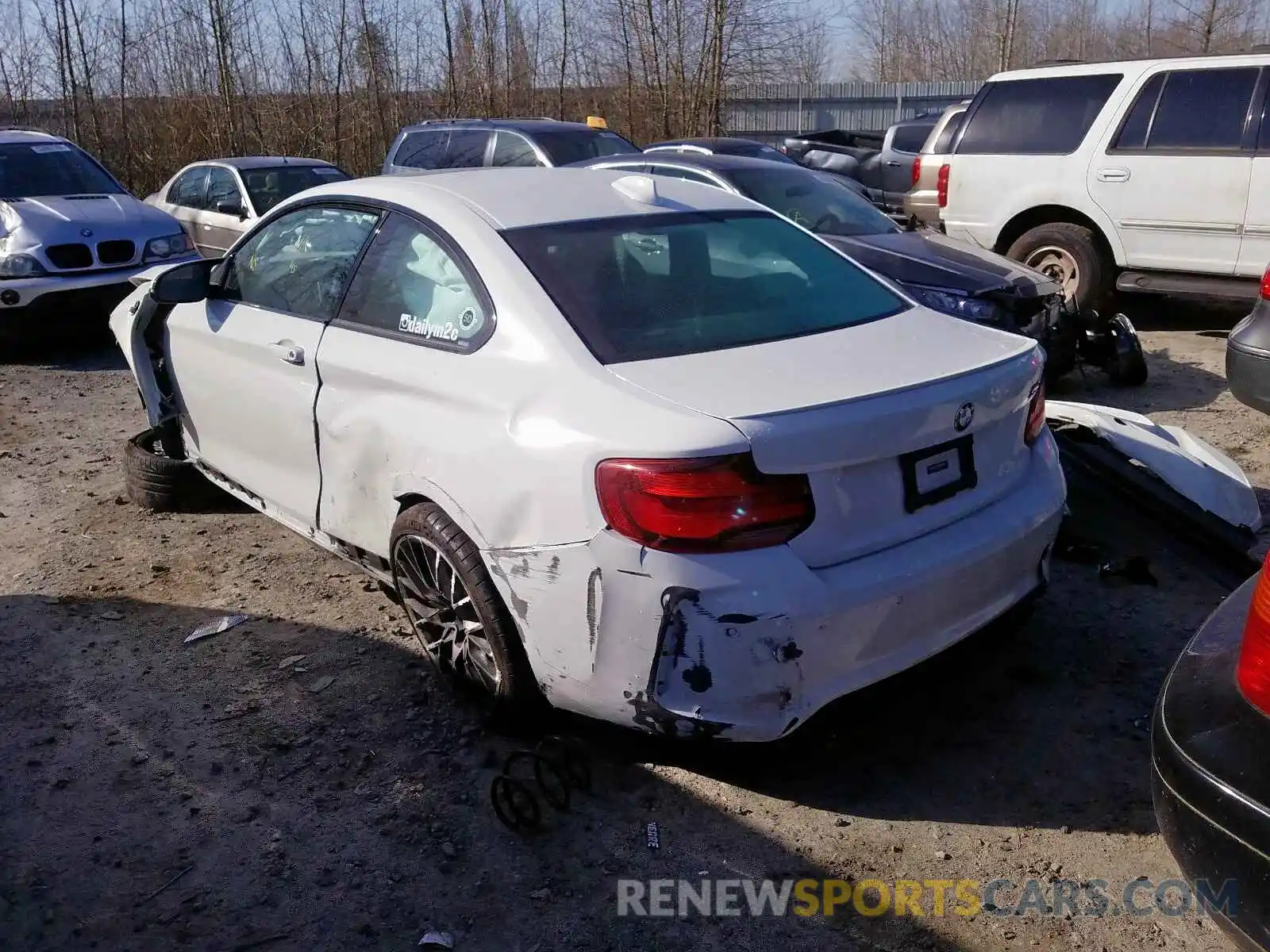 3 Photograph of a damaged car WBS2U7C08L7E53808 BMW M2 COMPETI 2020