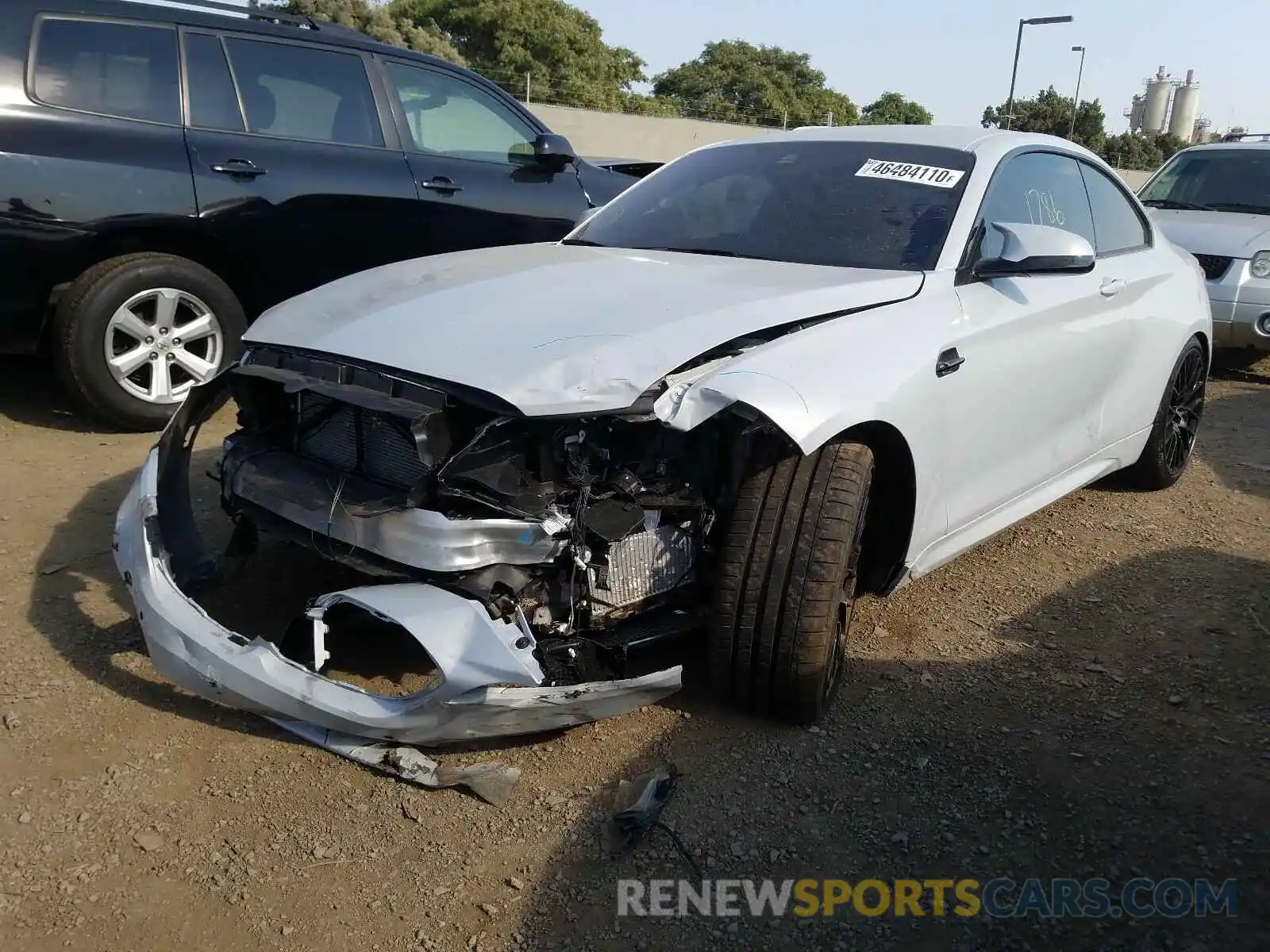 2 Photograph of a damaged car WBS2U7C09L7G01755 BMW M2 COMPETI 2020