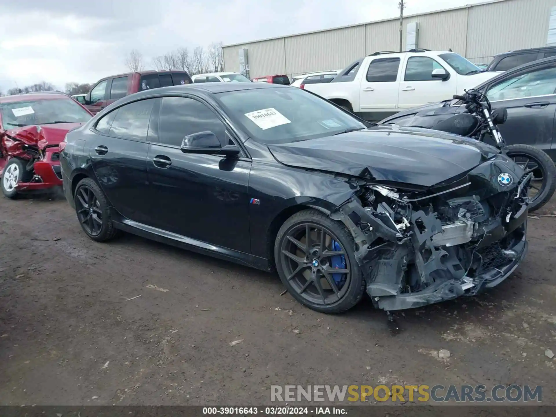 1 Photograph of a damaged car WBA13AL07M7G66556 BMW M235I GRAN COUPE 2021