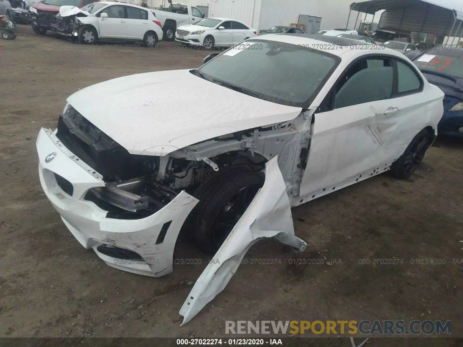 2 Photograph of a damaged car WBA2J5C51KVC07898 BMW M240I 2019