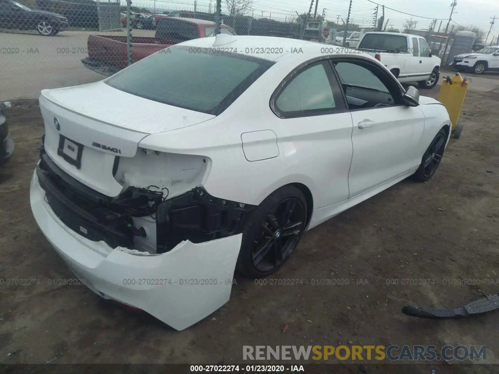 4 Photograph of a damaged car WBA2J5C51KVC07898 BMW M240I 2019