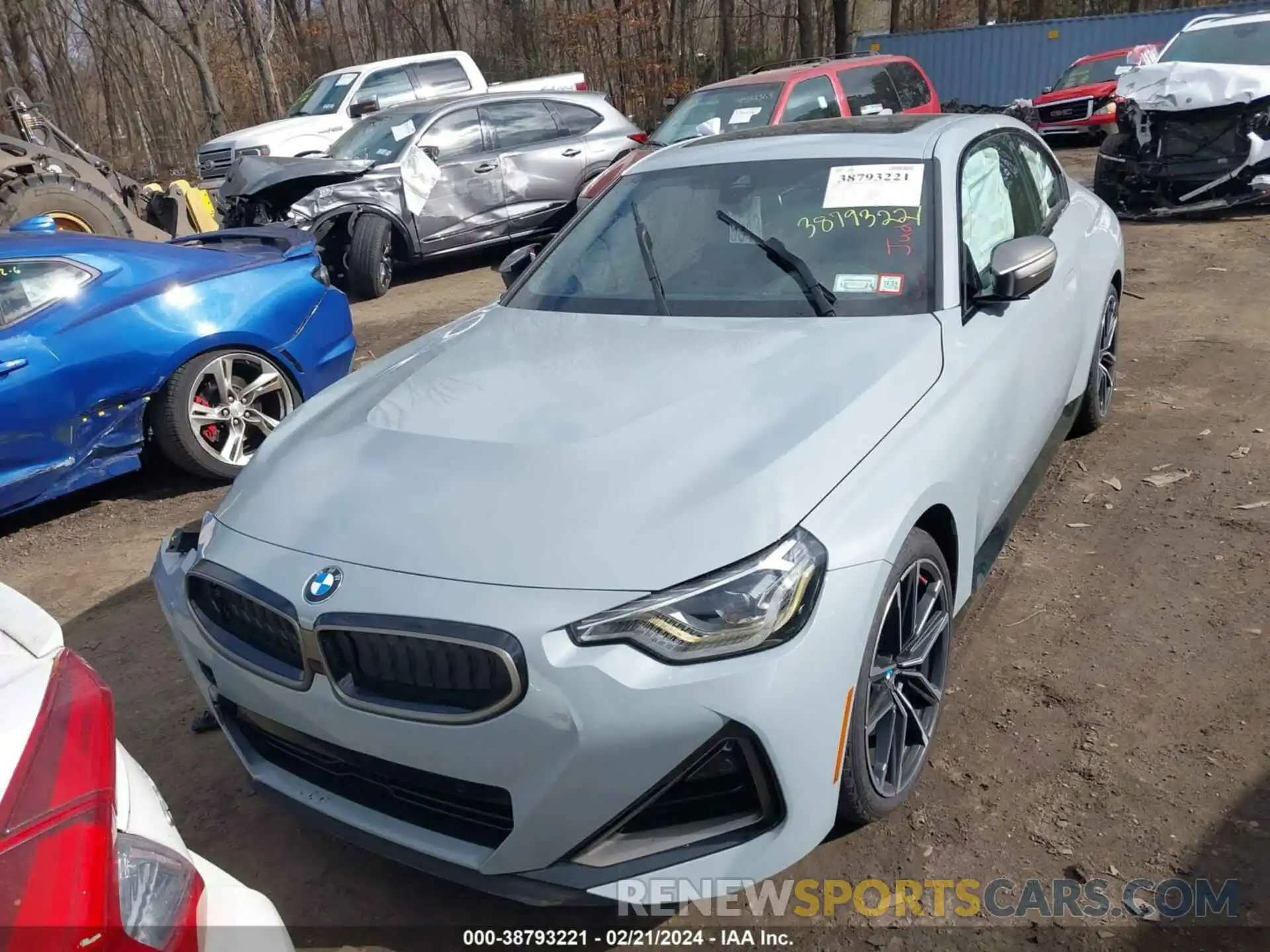 12 Фотография поврежденного автомобиля 3MW53CM09N8C20997 BMW M240I 2022