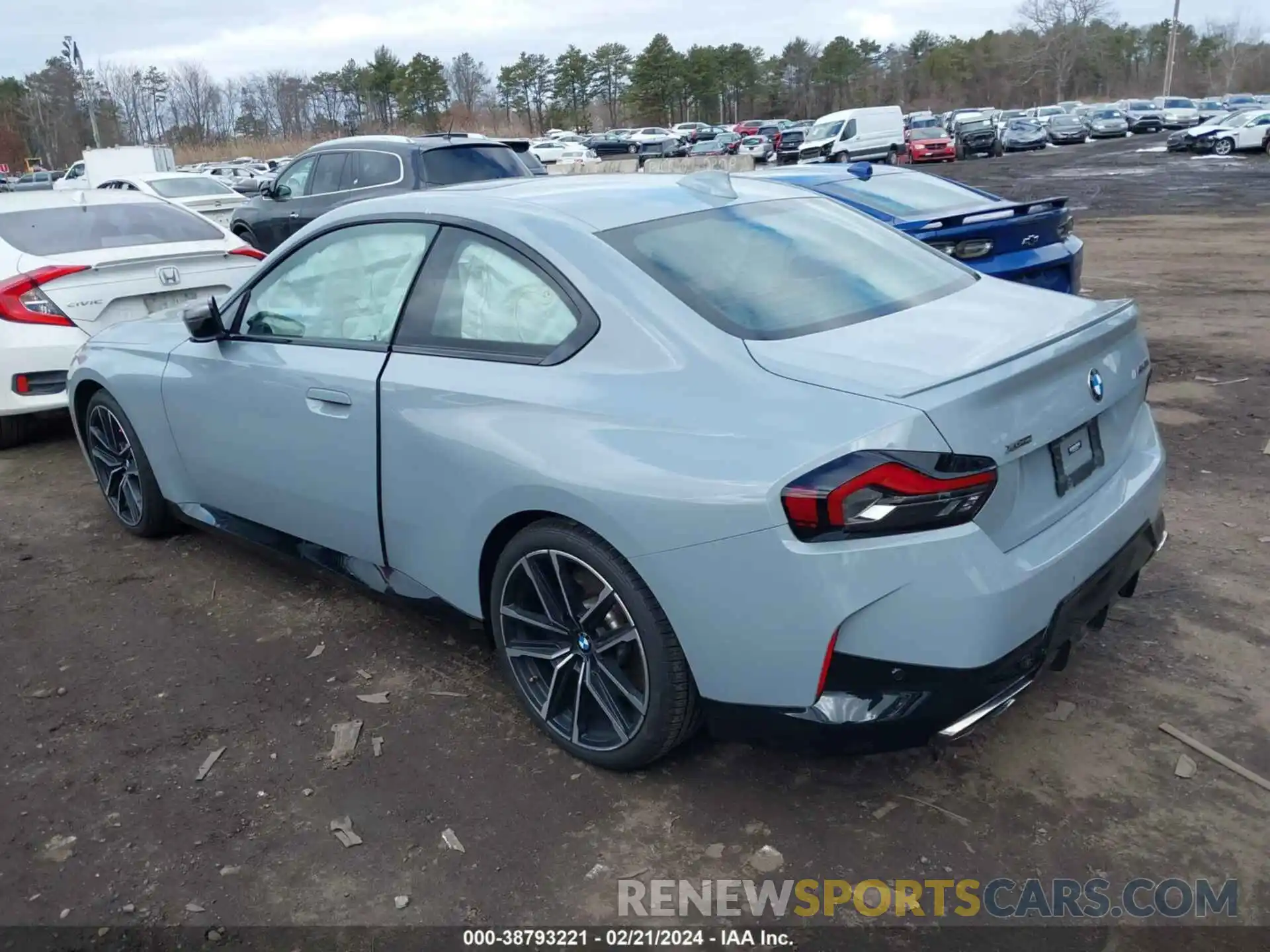 3 Photograph of a damaged car 3MW53CM09N8C20997 BMW M240I 2022