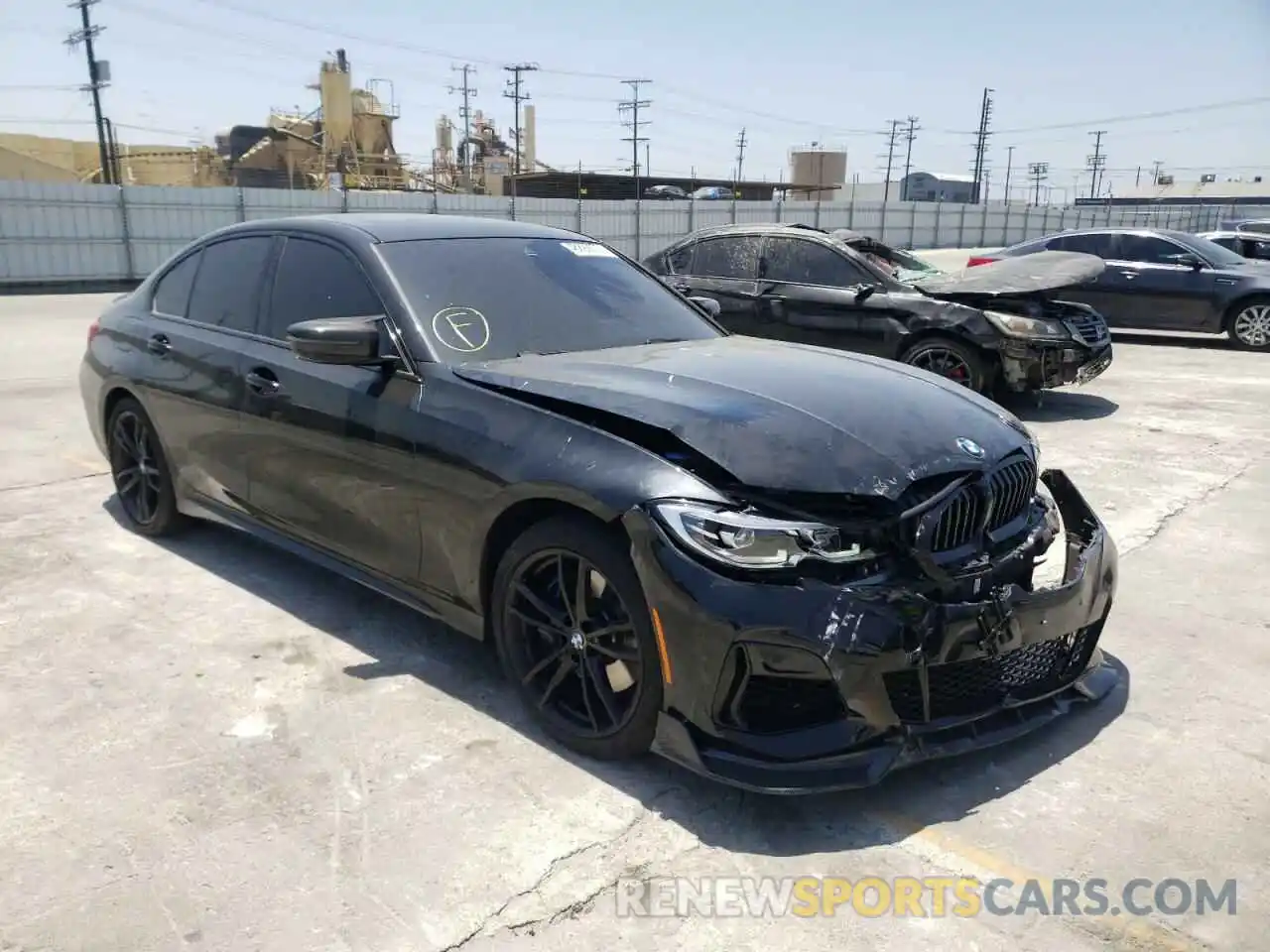 1 Photograph of a damaged car 3MW5U7J00L8B45449 BMW M3 2020