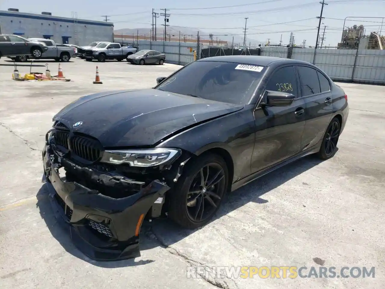 2 Photograph of a damaged car 3MW5U7J00L8B45449 BMW M3 2020