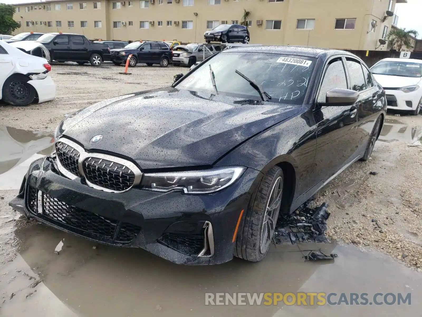 2 Photograph of a damaged car 3MW5U7J01L8B24478 BMW M3 2020