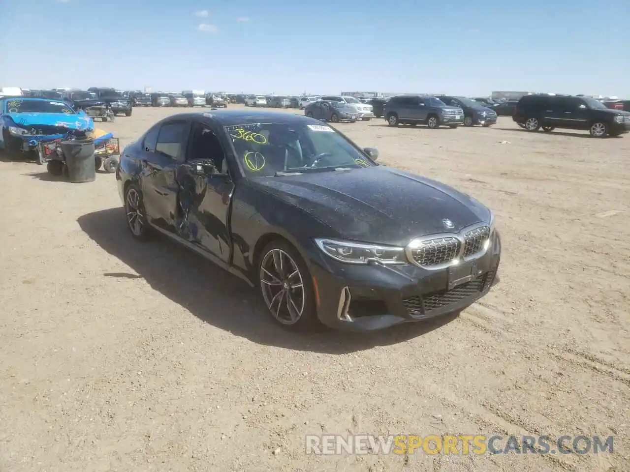 1 Photograph of a damaged car 3MW5U7J01L8B30166 BMW M3 2020