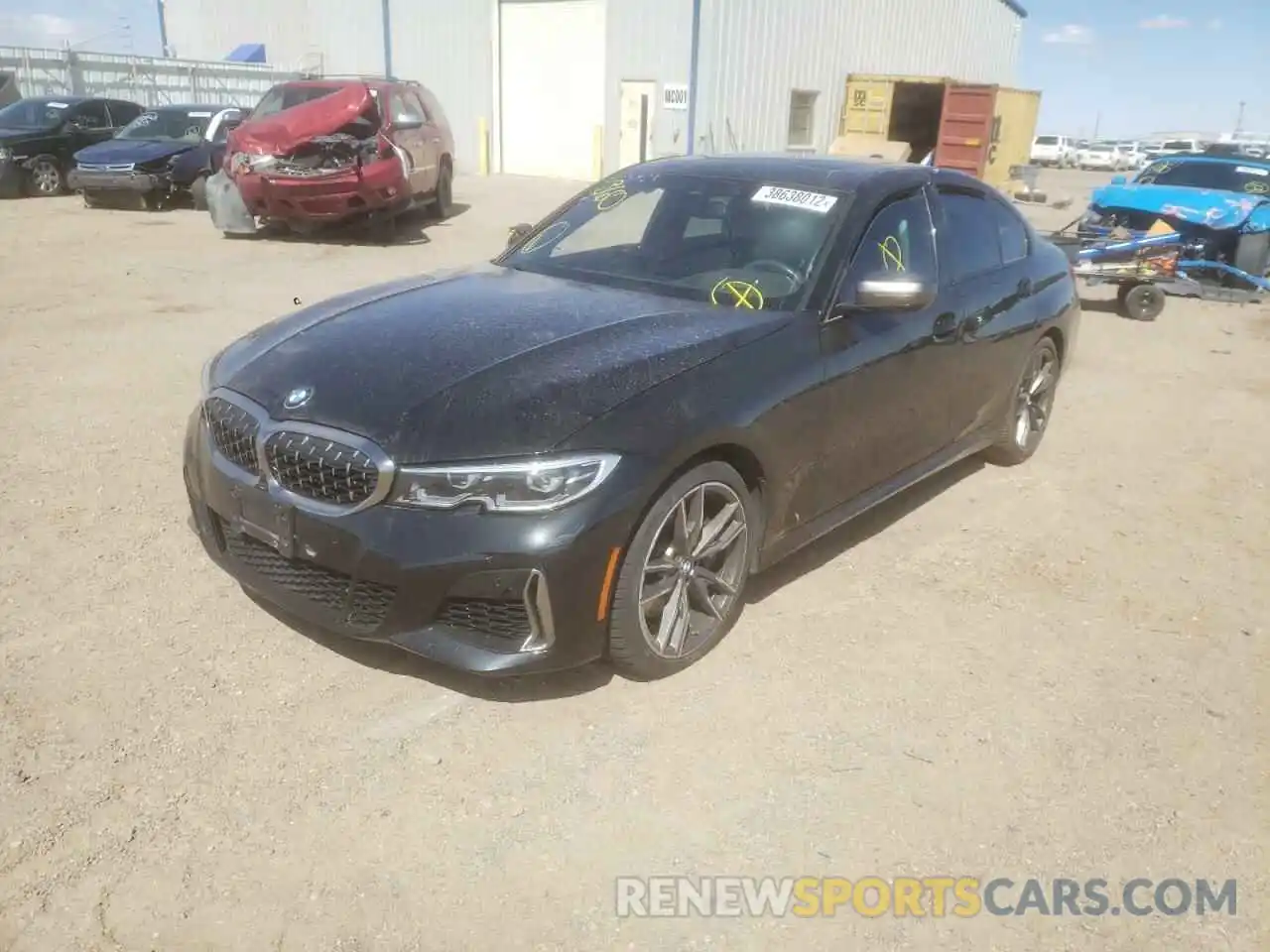 2 Photograph of a damaged car 3MW5U7J01L8B30166 BMW M3 2020