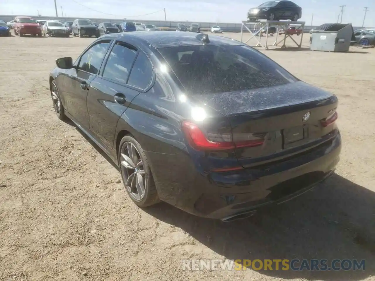 3 Photograph of a damaged car 3MW5U7J01L8B30166 BMW M3 2020