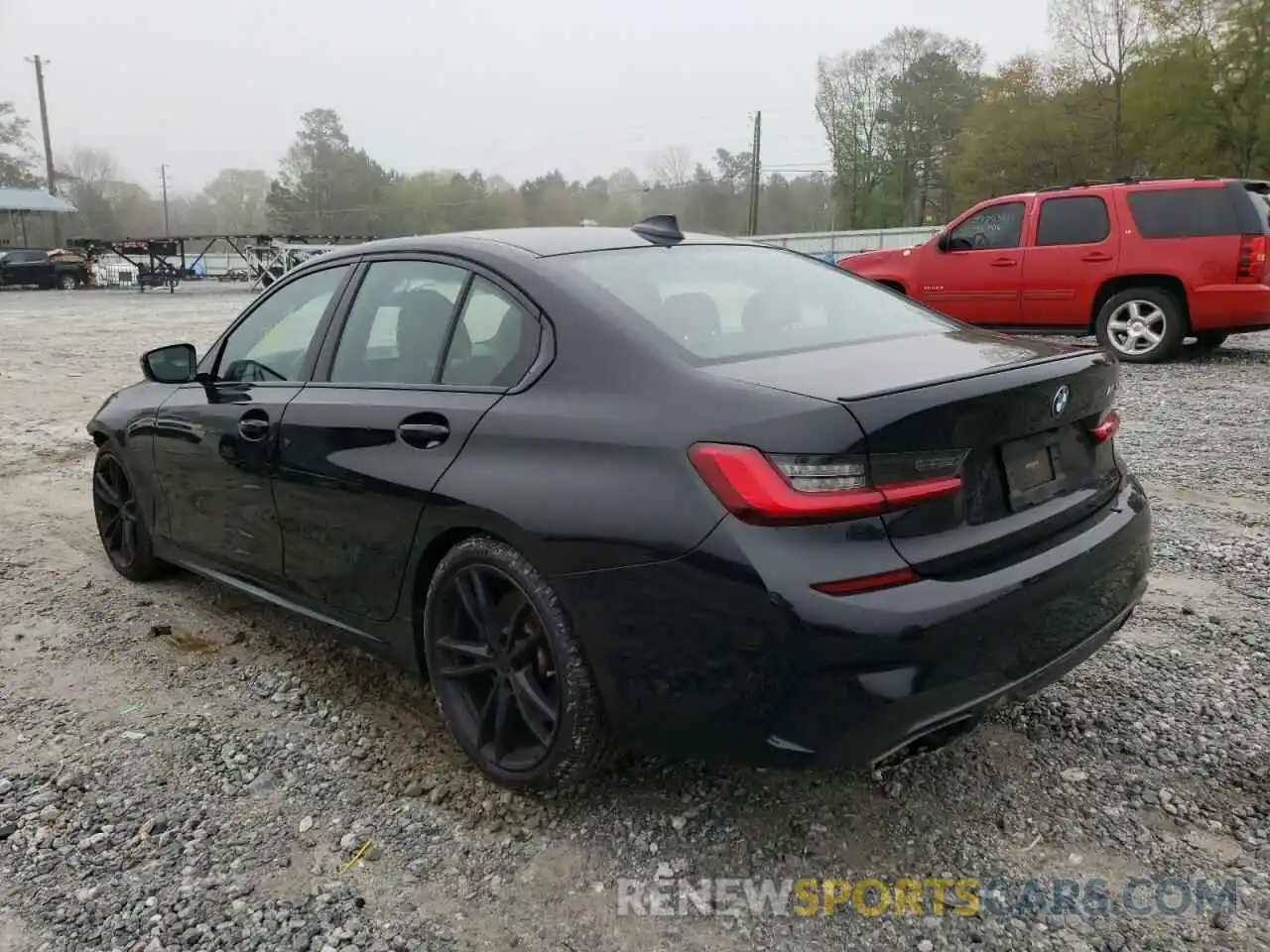 3 Photograph of a damaged car 3MW5U7J02L8B24344 BMW M3 2020