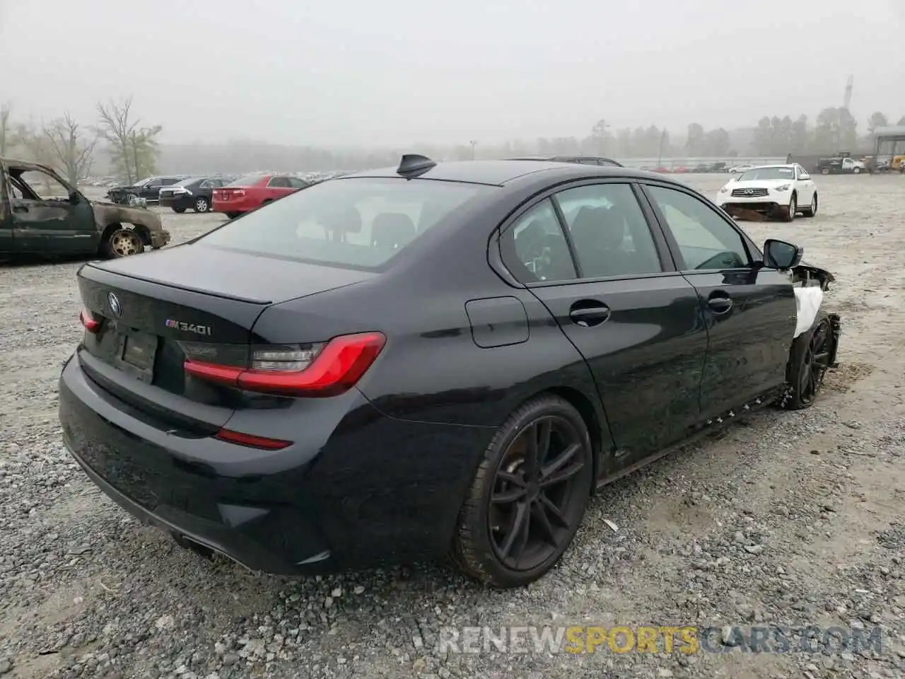 4 Фотография поврежденного автомобиля 3MW5U7J02L8B24344 BMW M3 2020