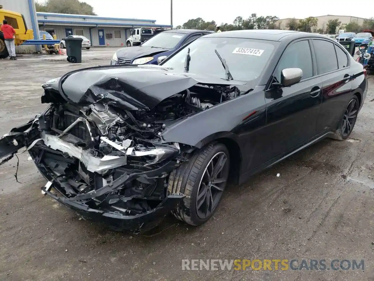 2 Photograph of a damaged car 3MW5U7J02L8B26725 BMW M3 2020