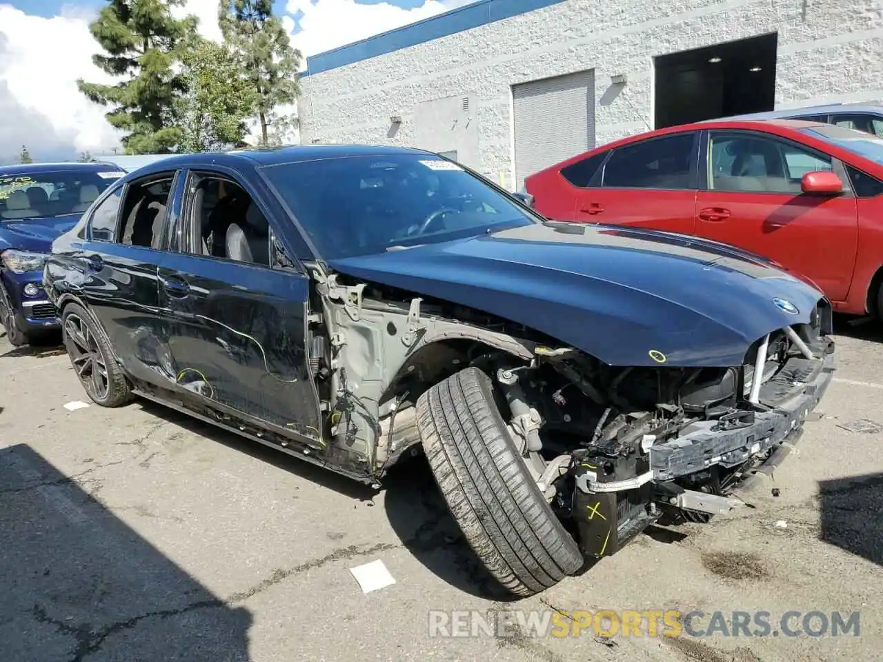 4 Фотография поврежденного автомобиля 3MW5U7J02L8B34193 BMW M3 2020